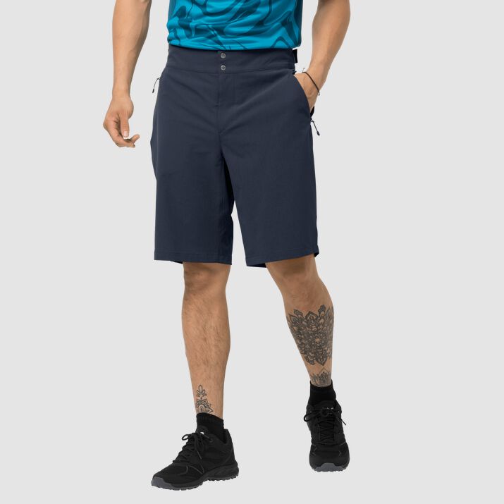 Jack Wolfskin Mens Gradient Shorts Blue 108597QKY